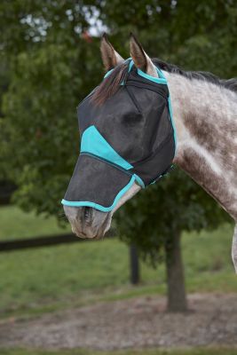 WeatherBeeta ComFiTec Deluxe Fine Mesh Horse Fly Mask with Nose