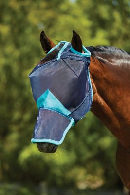 WeatherBeeta ComFiTec Deluxe Fine Mesh Horse Fly Mask with Nose