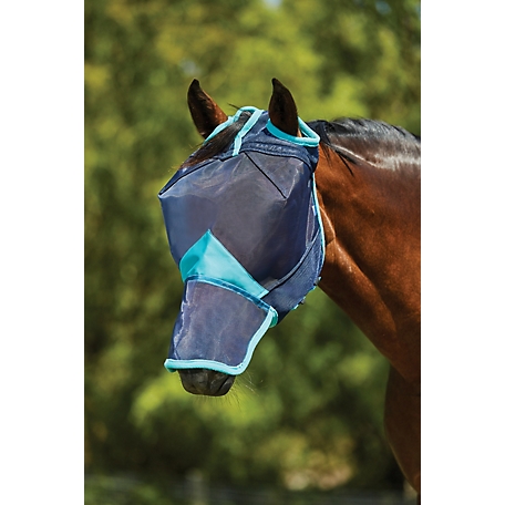 WeatherBeeta ComFiTec Deluxe Fine Mesh Horse Fly Mask with Nose