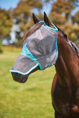 WeatherBeeta ComFiTec Deluxe Fine Mesh Horse Fly Mask with Nose