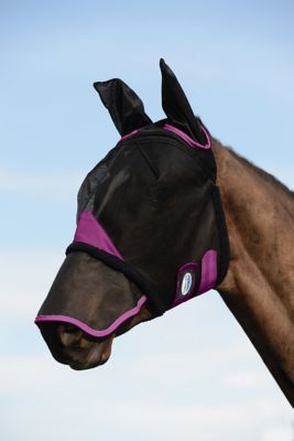 WeatherBeeta ComFiTec Durable Mesh Horse Fly Mask with Ears & Nose