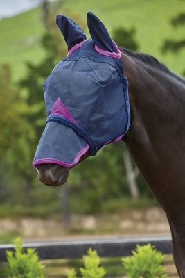 WeatherBeeta ComFiTec Durable Mesh Horse Fly Mask with Ears & Nose