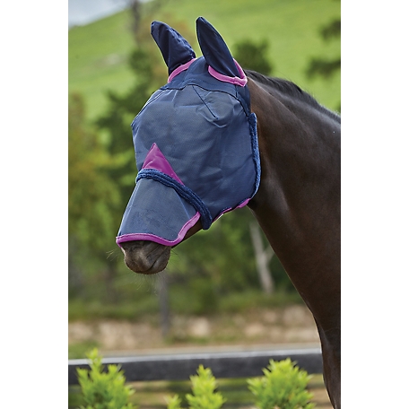 WeatherBeeta ComFiTec Durable Mesh Horse Fly Mask with Ears & Nose