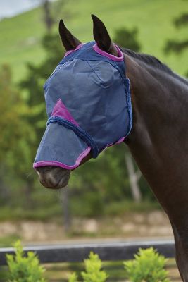 Image showing  ComFiTec Durable Mesh Horse Fly Mask with Nose