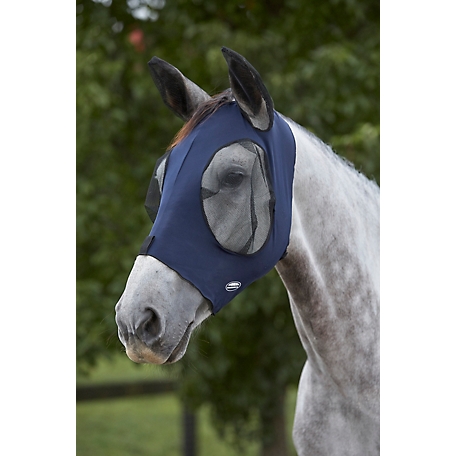 WeatherBeeta Deluxe Stretch Bug Eye Saver Horse Fly Mask with Ears