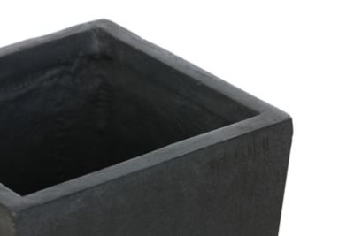 Image showing  Gray MGO 18.5 in. Tall Tapered Square Planter, WH031
