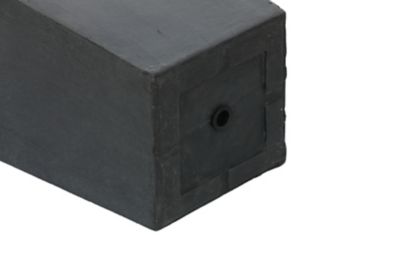 Image showing 8 th LuxenHome Gray MGO 18.5 in. Tall Tapered Square Planter, WH031