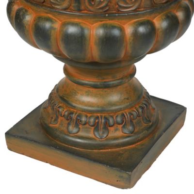 LuxenHome MGO Weathered Decorative Urn Planter