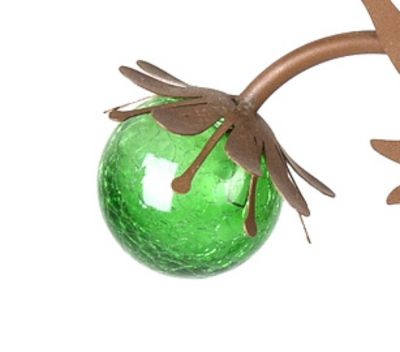 Image showing 5 th LuxenHome 35.5 in. Solar Metal Fairy Figure Garden Stakes, 2 pc.