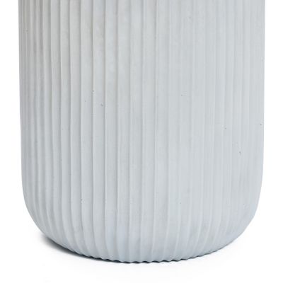 Image showing  Gray MGO Indoor Outdoor Garden Stool and Table with Storage, WHOF1284