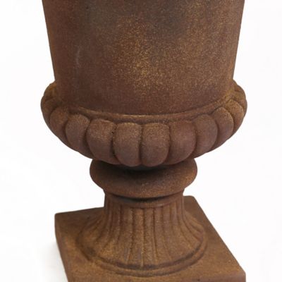 Image showing  MGO Indoor/Outdoor Urn Planter, 15 in. Diameter, Rustic Brown