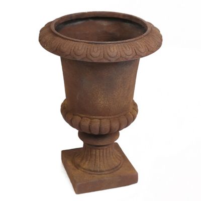 Image showing  MGO Indoor/Outdoor Urn Planter, 15 in. Diameter, Rustic Brown