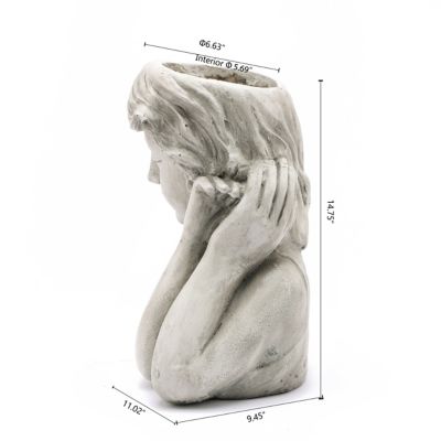 Image showing  6.5 cu. ft. Natural Wood Raised Garden Bed, 3.8 ft. x 2 ft.