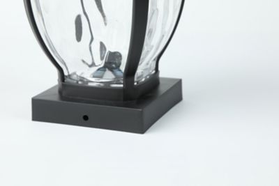 Image showing  Black Plastic Solar 4 x4 Post Cap Light, WHSL446