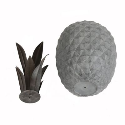 Image showing  Gray MGO Pineapple Outdoor Statue, WHST259
