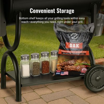 Image showing  550 sq. in. Wood Pellet Grill and Smoker, Black