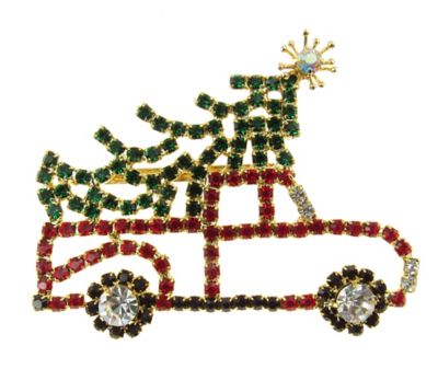 Buddy G's Country Christmas Pickup Truck Pin