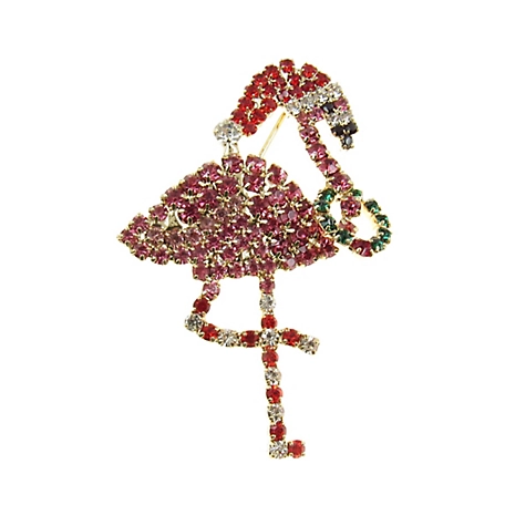 Buddy G's Christmas Flamingo Pin