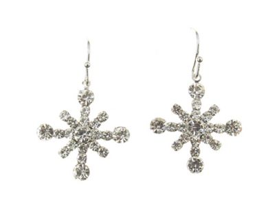 Buddy G's Snowflake Earrings, 2445FHCRY.SL/T