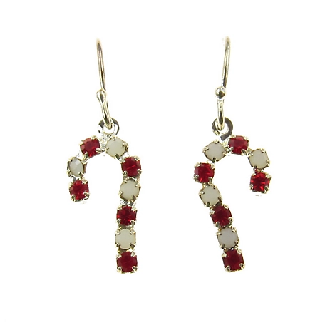 Buddy G's Candy Cane Earrings, 5111FHMUL.SL/T