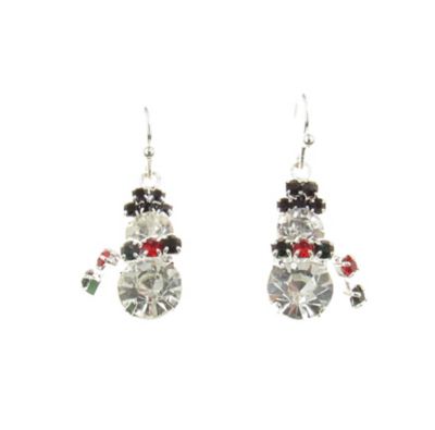 Buddy G's Snowman Earrings, 1423FHMUL.SL/T