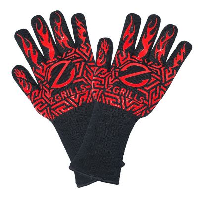 Z Grills BBQ Grill Gloves Barbecue Silicone Heat-Resistant Mitts, For Smoking and Cooking