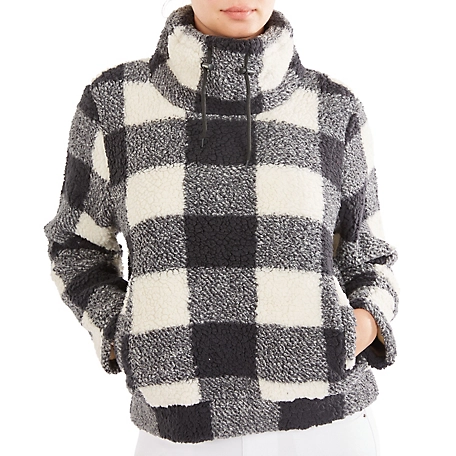 Smith's American Sherpa Pullover Top with Drawcord