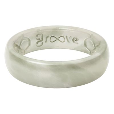 Groove Life Ring Solid Pearl Thin, R1-113-09
