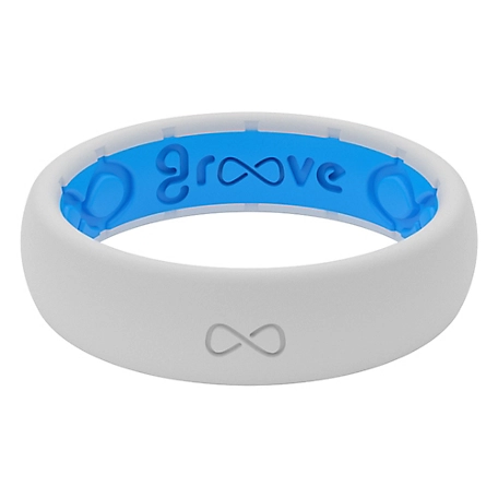 Groove Life Ring, Solid Snow Thin, R1-116-05