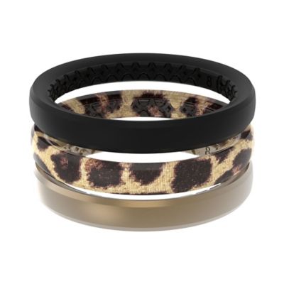 Groove Life Ring, Stackable Leopard, R9-126-05