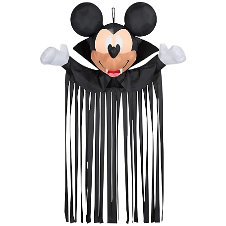 Gemmy Airblown Mickey Head with Streamers Door Hanger