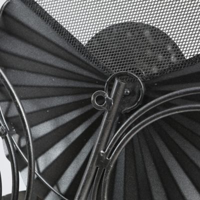 Image showing 7 th LuxenHome Distressed Metal Modern Flower Wall Decor, 46 in.