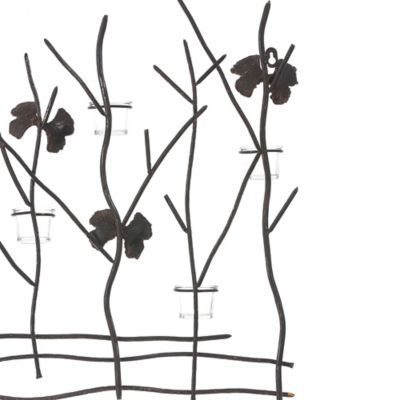 Image showing  Metal Nature Branches Wall Tea Light Holder