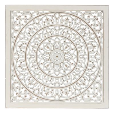 Square mandala wall discount art