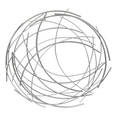 Image showing  Abstract Iron Sticks Round Wall Decor, 25.25 in. x 25.25 in.