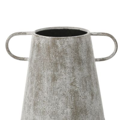 Image showing  Farmhouse Metal Vases, Blue/Gray, 2 pc.