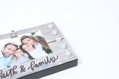 Image showing 5 th LuxenHome 2 pc. Friends and Family LED Picture Frame, WHD673