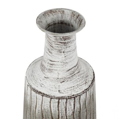 Image showing 2 th LuxenHome Ombre Metal Bottle Vase Set, Multicolor, 3 pc.