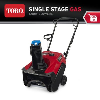 Toro 18 in. Self-Propelled Gas Power Clear 518 ZR Single-Stage Snow Blower finally got snow today