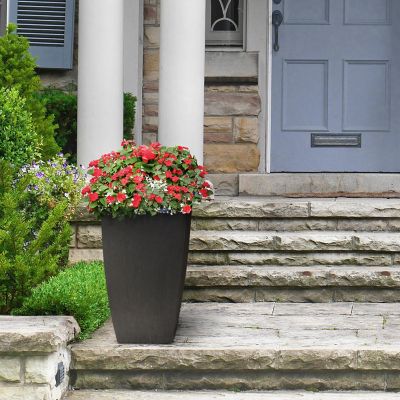 Image showing  7.4 gal. Recycled Rubber Soprano Planter, 20 in.