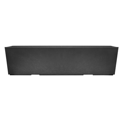 Image showing  1.97 gal. Recycled Rubber Tabletop Trough Planter, 6 in. x 24 in.