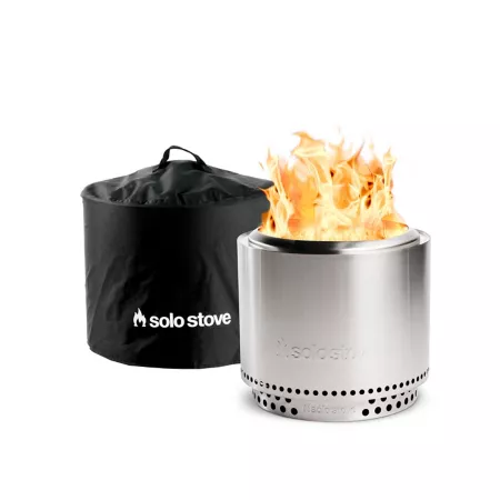 Solo Stove Bonfire 2.0 19.5 in Wood Fire Pit with Stand and Shelter Fire Pits