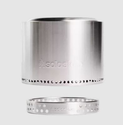 Image showing 6 th Solo Stove 19.5 in. Bonfire 2.0 Wood-Burning Fire Pit with Stand and Shelter