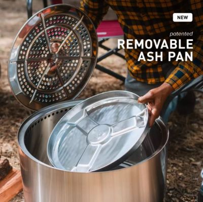 Image showing 7 th Solo Stove 19.5 in. Bonfire 2.0 Wood-Burning Fire Pit with Stand and Shelter