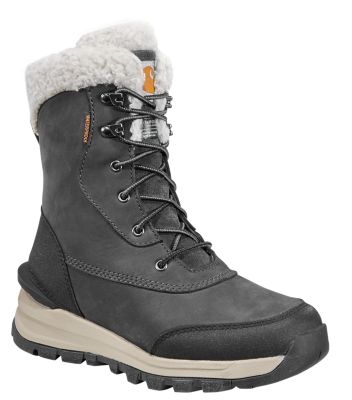 Carhartt Women's Pellston Waterproof Insulated Soft Toe Winter Boots, 8 in.