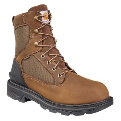 Carhartt Men's Ironwood Waterproof Soft Toe Work Boots, 8 in.