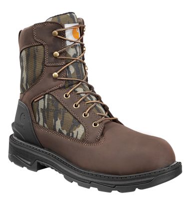 Carhartt Men's Ironwood Waterproof Soft Toe Work Boots, 8 in.