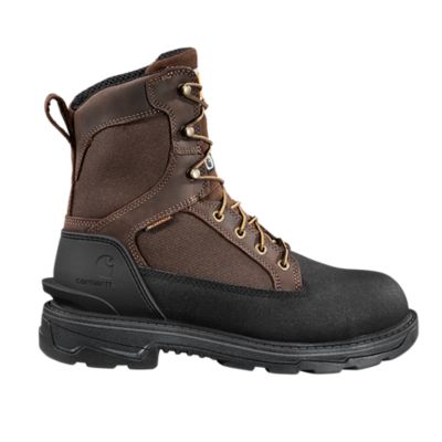 Image showing 4 th Carhartt Men's Ironwood Waterproof Insulated Alloy Toe Work Boots, 8 in.