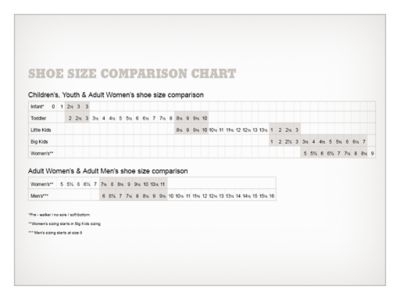 m&o size chart