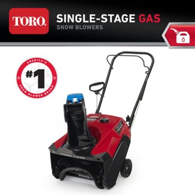 Toro 18 in. Self-Propelled Gas Power Clear 518 ZE Single-Stage Snow Blower Easy starts and durability even in deep snow